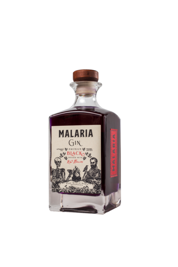 Gin Malaria Black